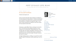 Desktop Screenshot of lifeblog.jeffzugale.com